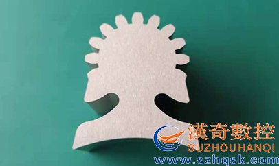 漢奇中走絲加工客戶不規(guī)則零件